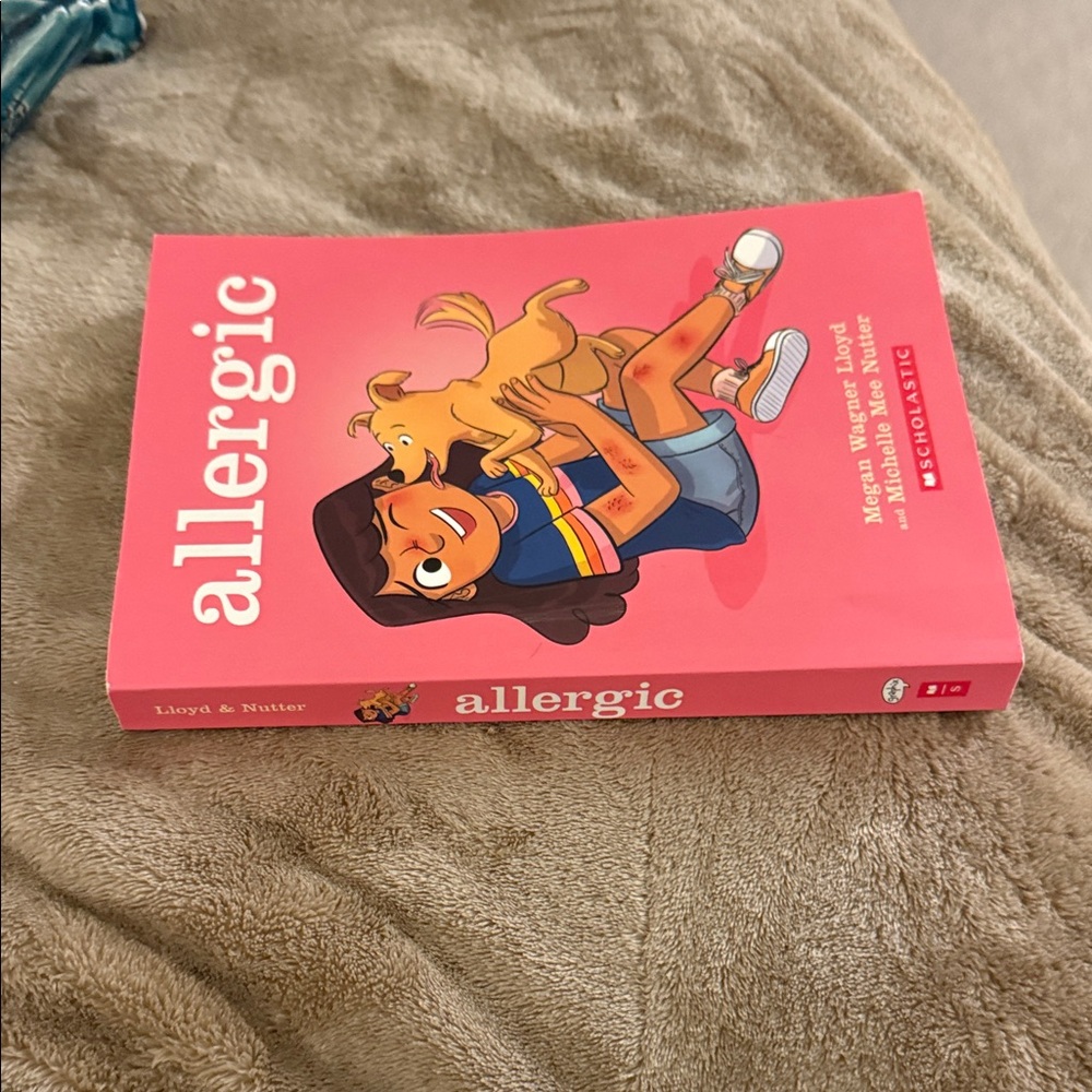 Scholastic Pink 'Allergic' Book with Illustrations - Picture 3 of 4